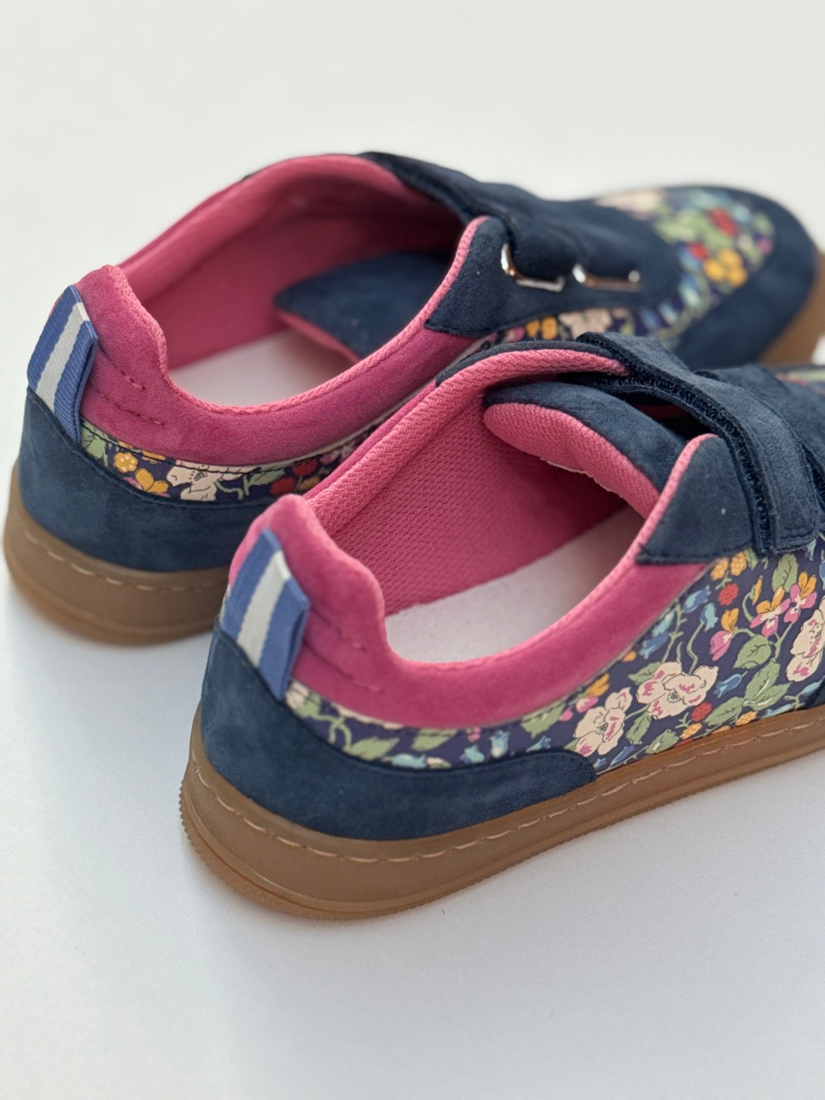 Mini Boden Floral Sneakers Size 32