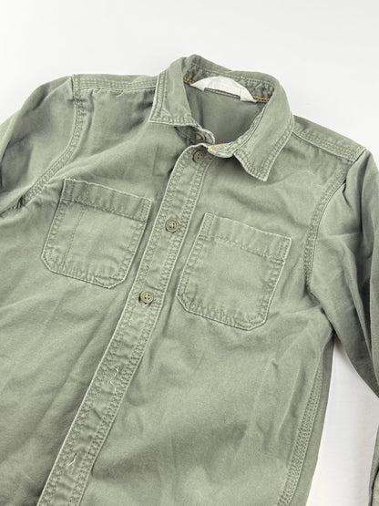 H&M Olive Green Canvas Jacket Size 5-6Y