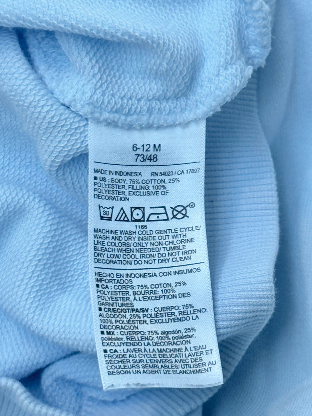 Old Navy Blue Bee Sweatshirt 6-12M