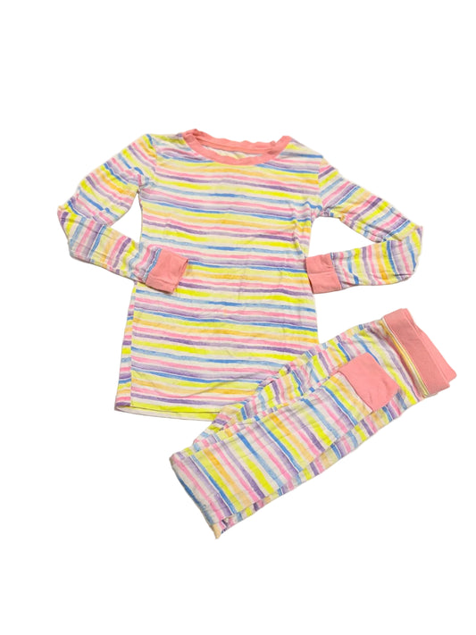 Little Sleepies Rainbow Stripe Pajama Set 5/6