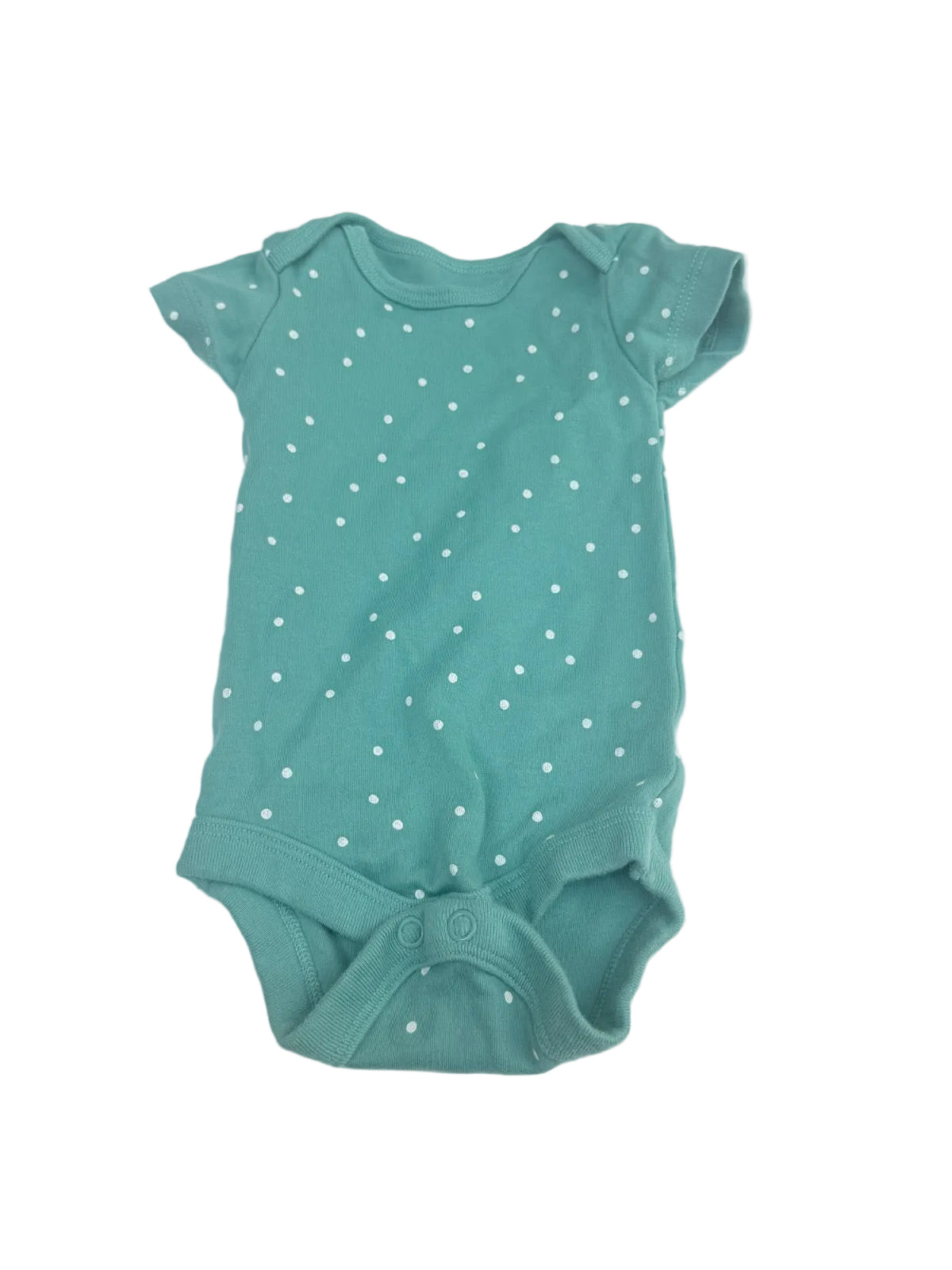 George Baby Teal Polka Dot Bodysuit Newborn