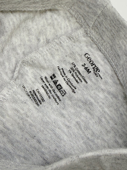 George Baby Gray Leggings 3-6M