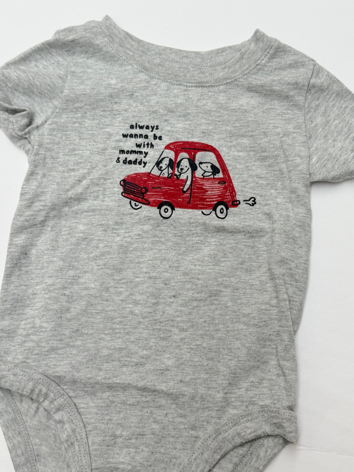Carter's Dogs in Car Bodysuit 6M