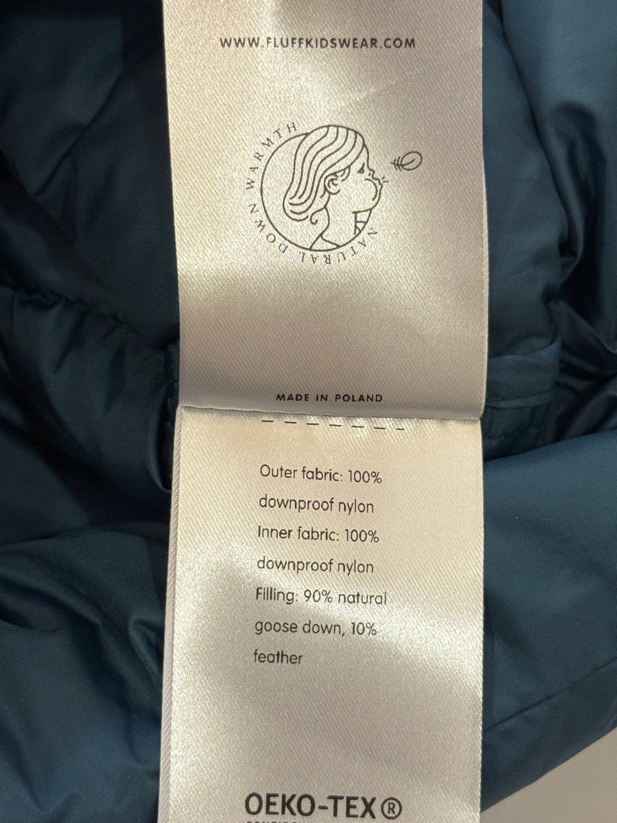 Fluff Down Puffer Jacket 3-4Y