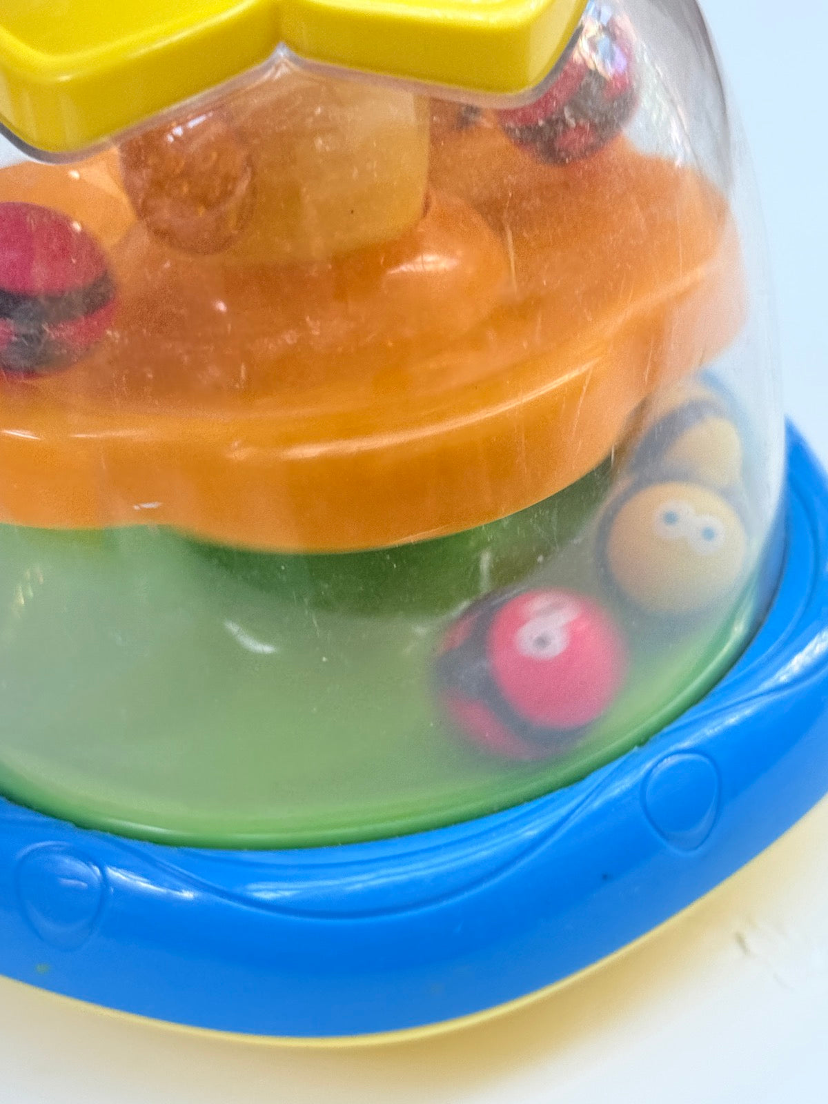 Turtle Push Spin Top Baby Toy