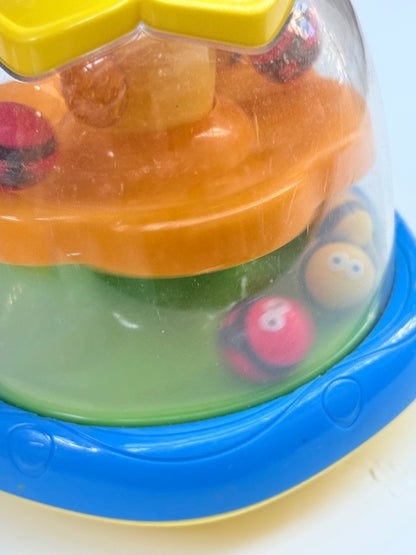 Turtle Push Spin Top Baby Toy