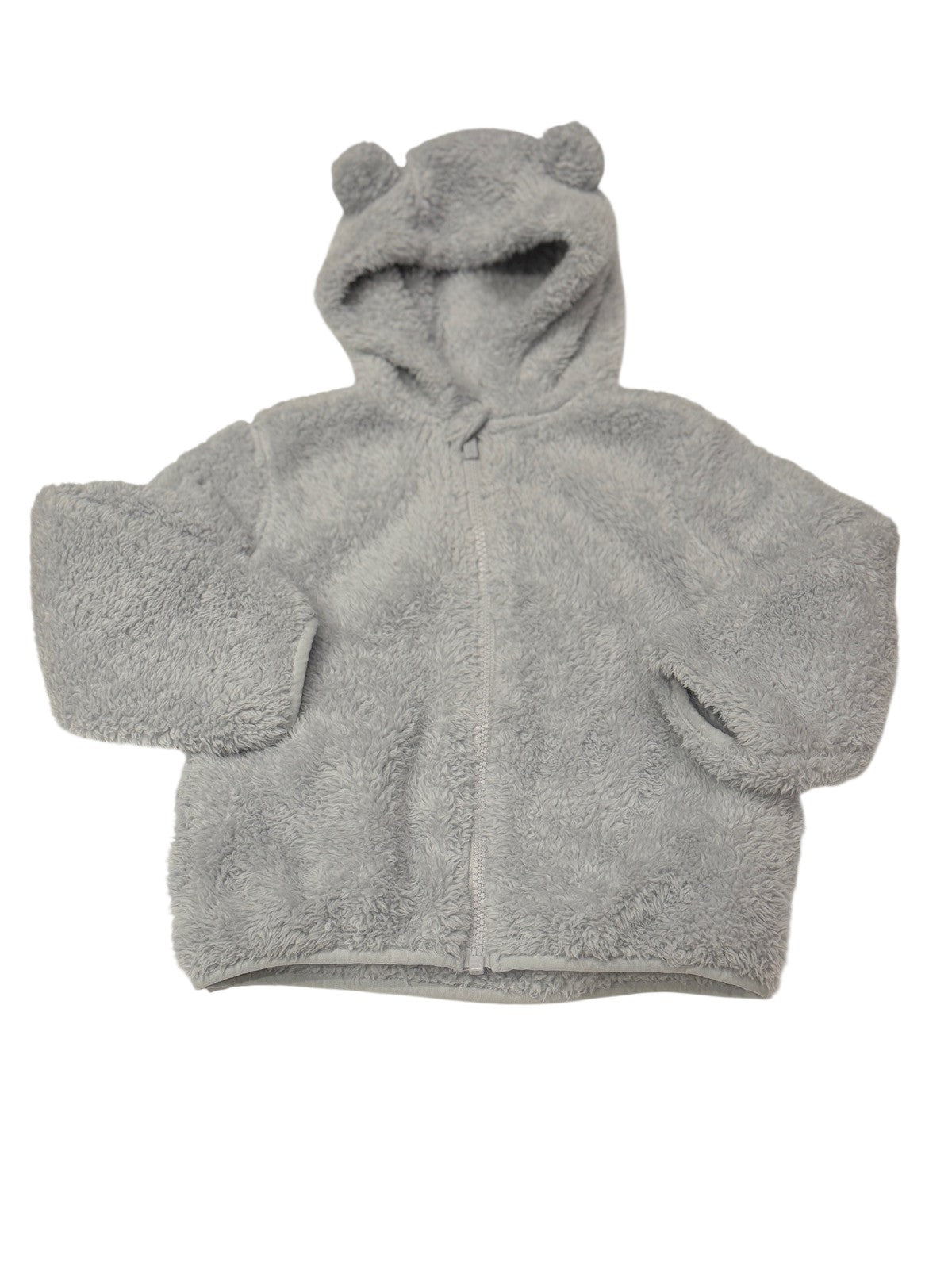 Old Navy Gray Bear Fleece Hoodie 4T