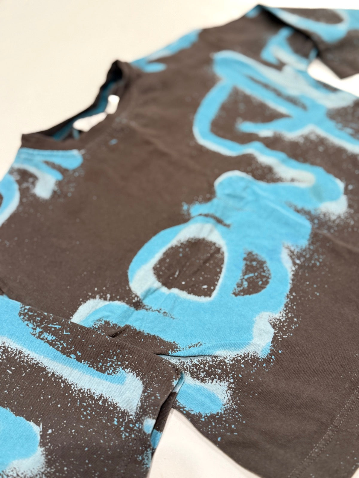 Zara Graffiti Print Long Sleeve Top 9-12m