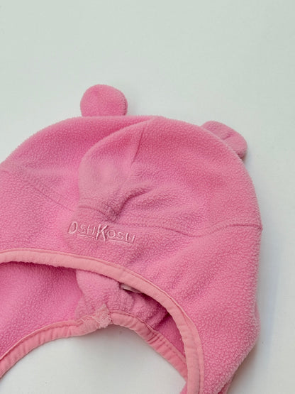 OshKosh B'gosh Pink Fleece Bear Hat