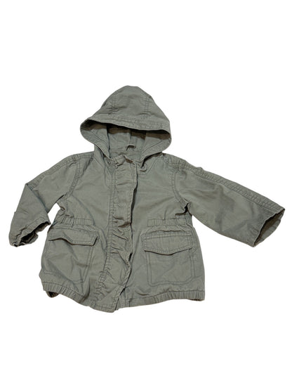 Baby Gap Olive Hooded Jacket 18 24m