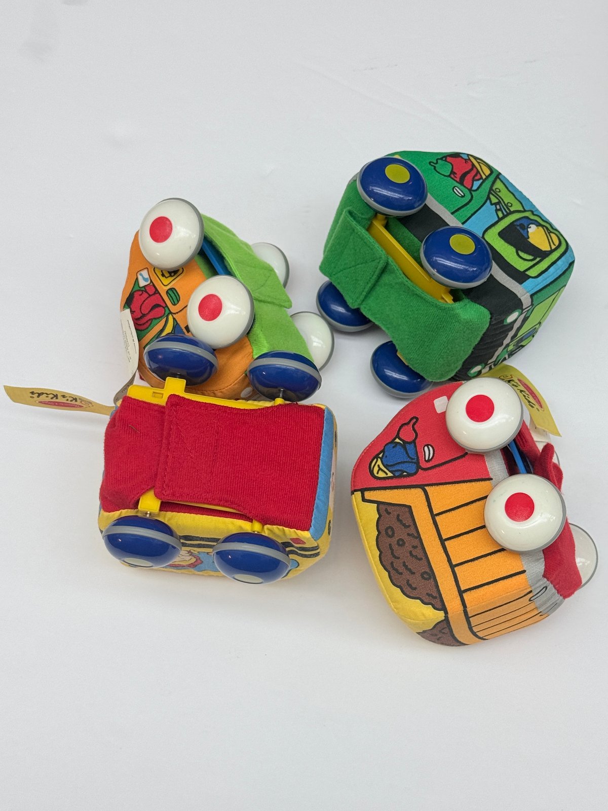 Melissa & Doug K's Kids Pull-Back Vehicles Set
