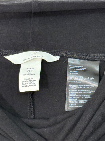 H&M Mama Black Maternity Leggings Size M