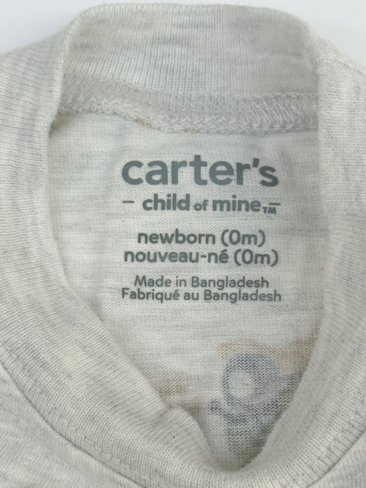 Carter's Child of Mine Construction Romper Newborn