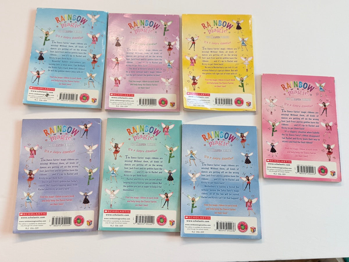 7 Rainbow Magic Dance Fairies Books Bundle