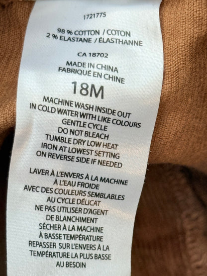 Corduroy Joggers 18M