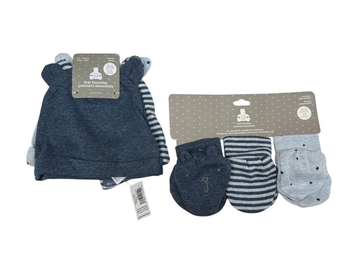 Baby Gap First Favorites Hat Mittens Set 3-6m