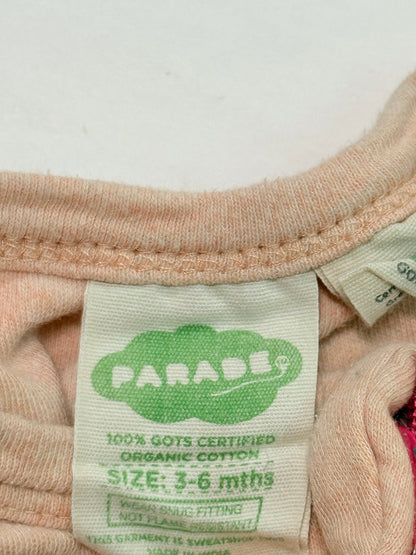 Parade Pink Zip Sleeper 3-6M