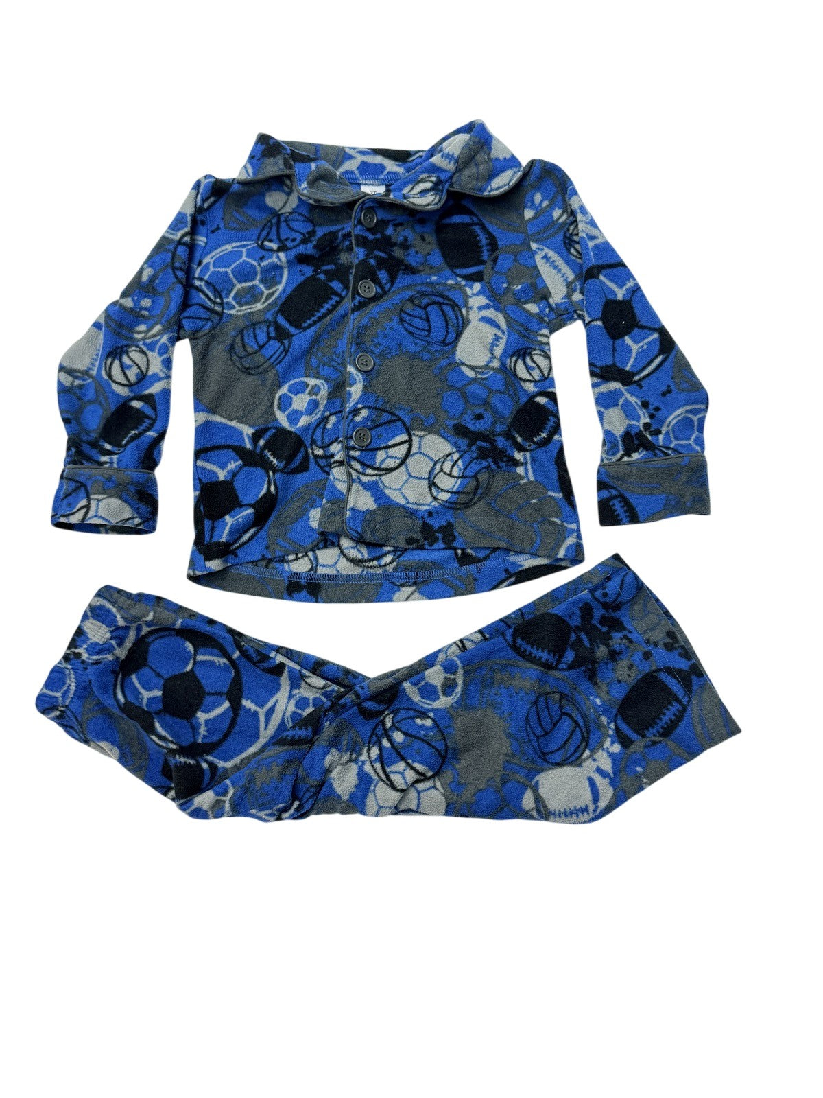 George Sports Fleece Pajama Set 3T