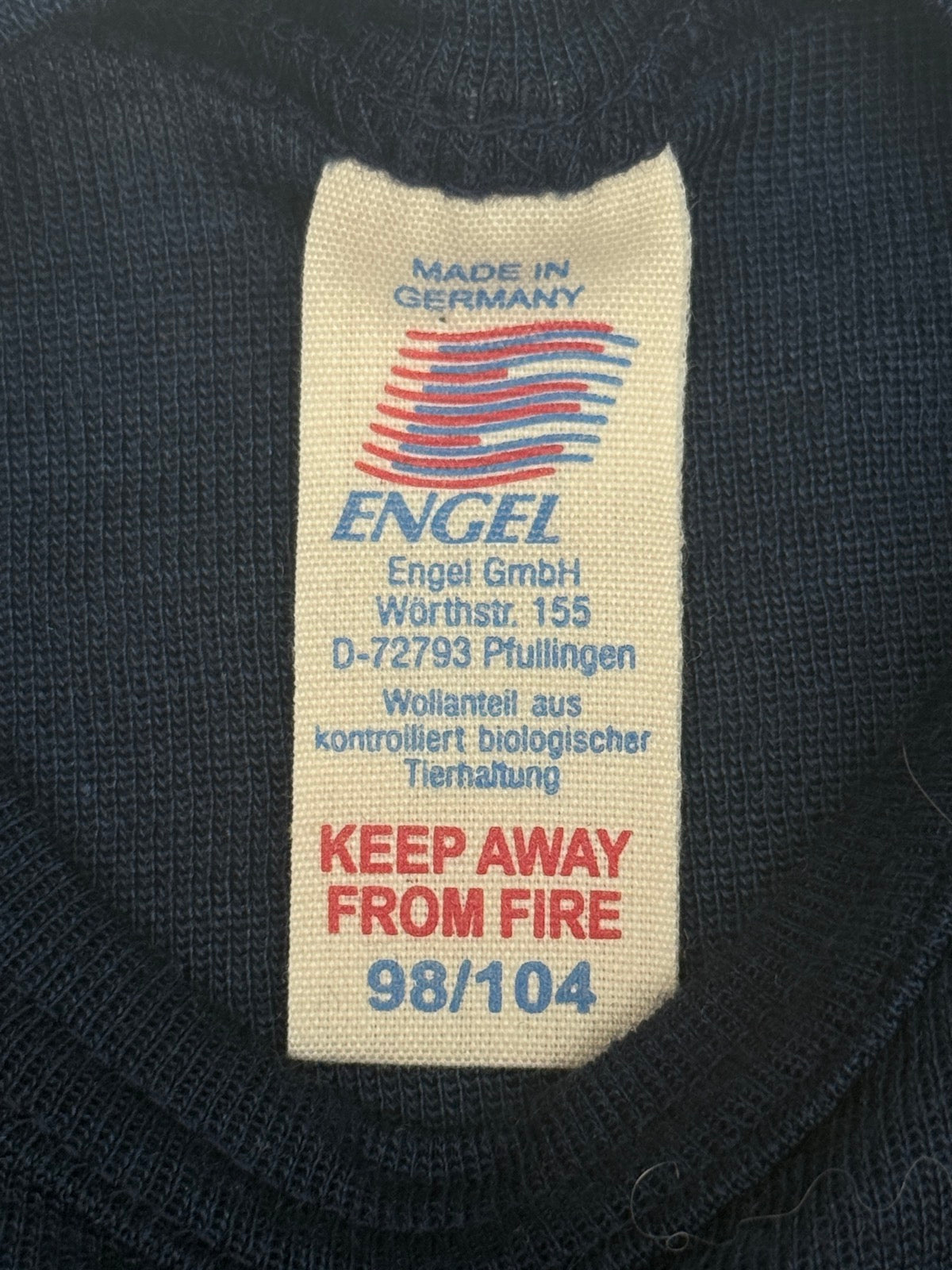Engel Wool Silk Bodysuit 3T/4T