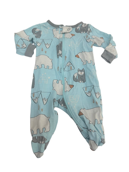 Gerber Arctic Animal Print Sleeper Newborn