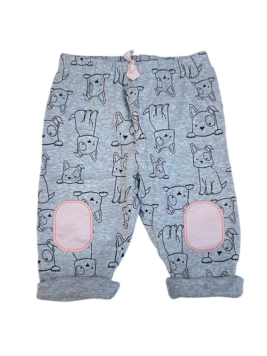 Love Ellen DeGeneres Gray Puppy Print Pants 12M
