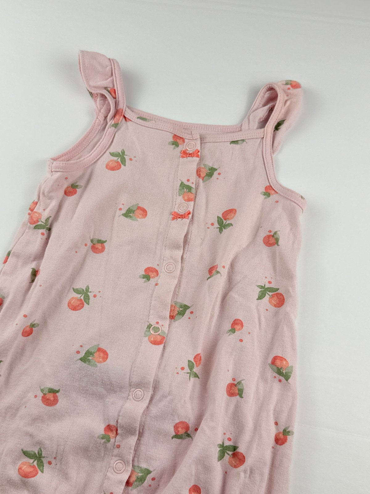 Carter's Peach Print Romper 24M