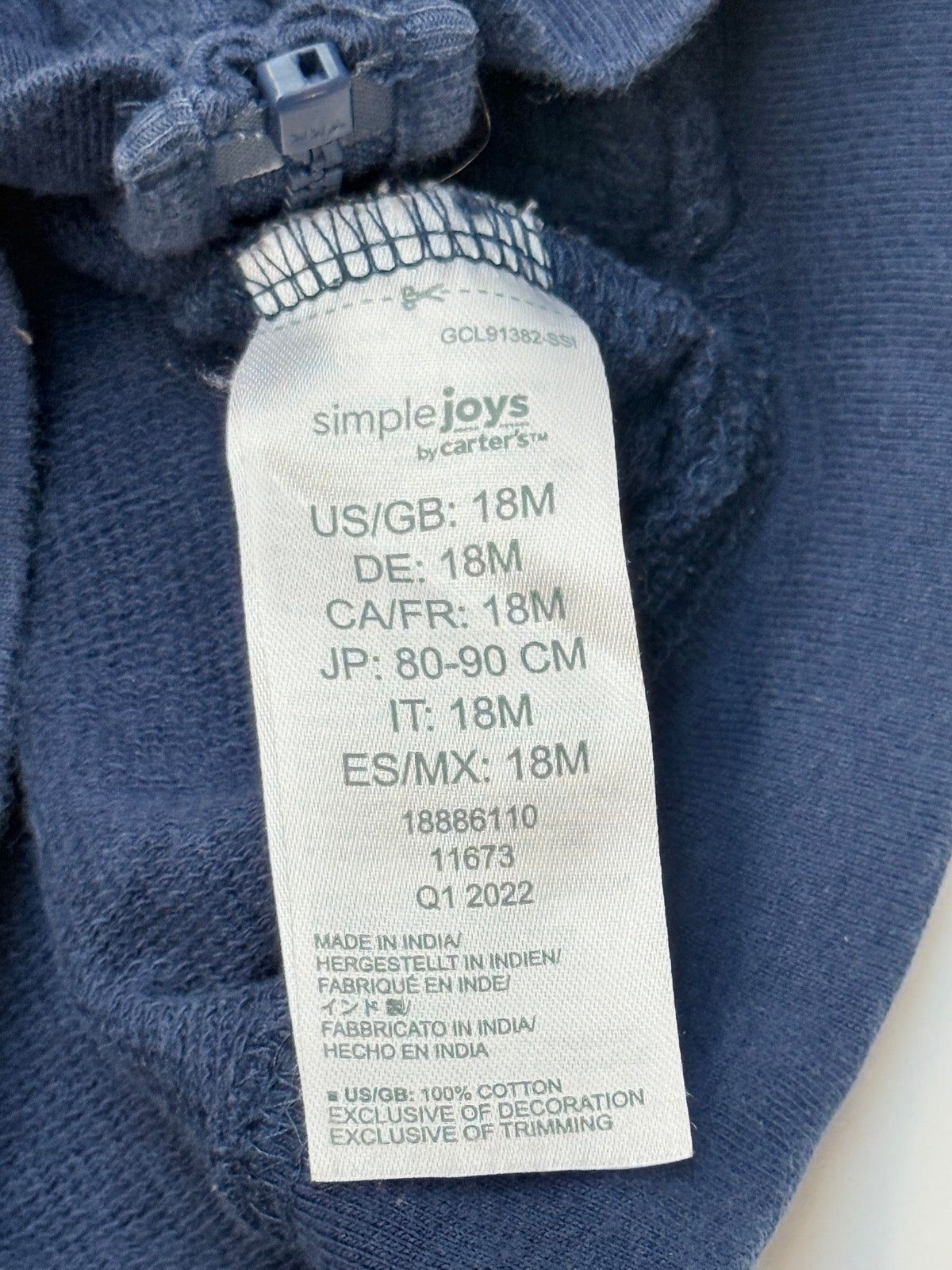 Simple Joys by Carter's Dinosaur Hoodie 18M