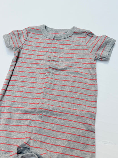 Carter's Striped Snap Romper 9M