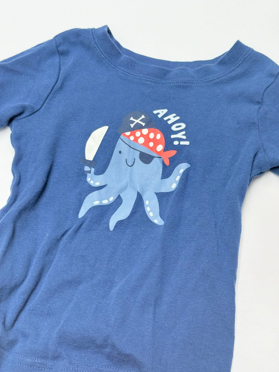 Old Navy Ahoy Pirate Octopus T-Shirt 18-24M