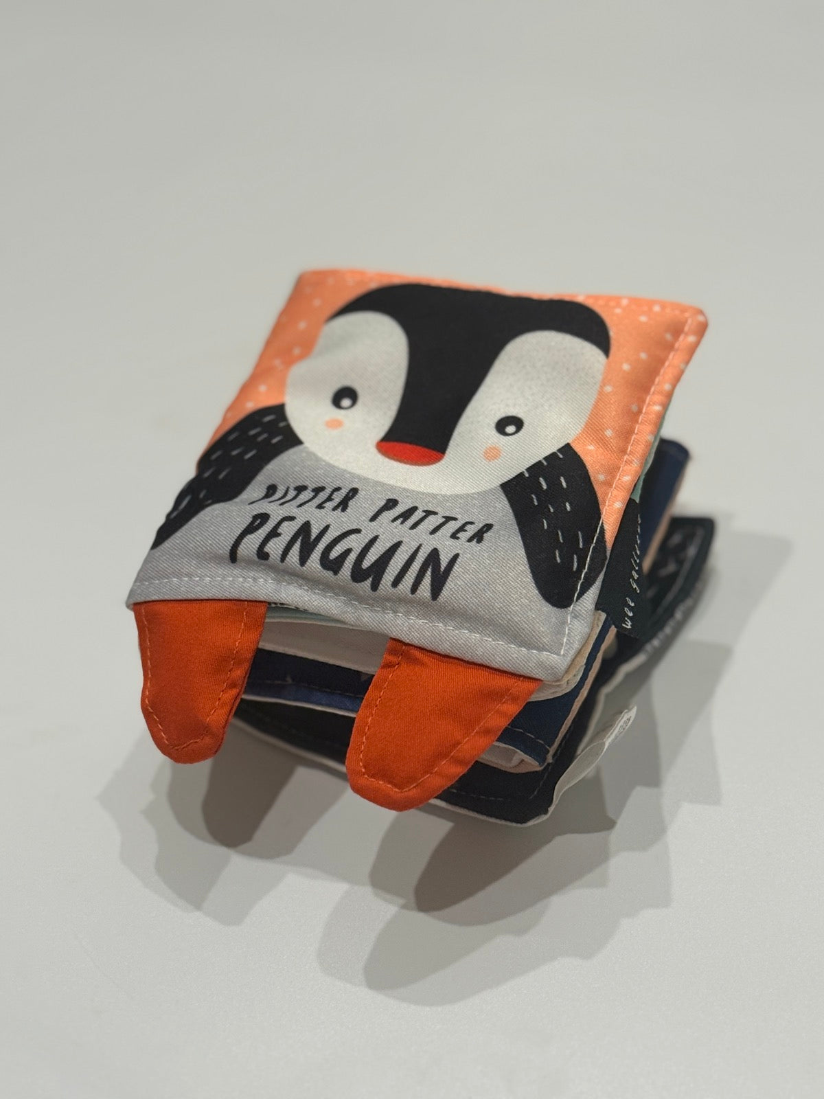 Wee Gallery Pitter Patter Penguin Soft Cloth Book