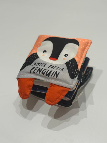 Wee Gallery Pitter Patter Penguin Soft Cloth Book