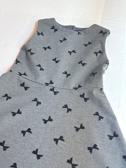 Tommy Hilfiger Gray Bow Print Dress Size M