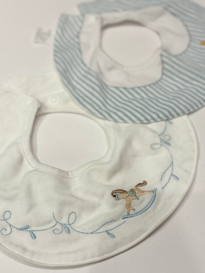 Bear With M Blue Fairy Land Bib Set
