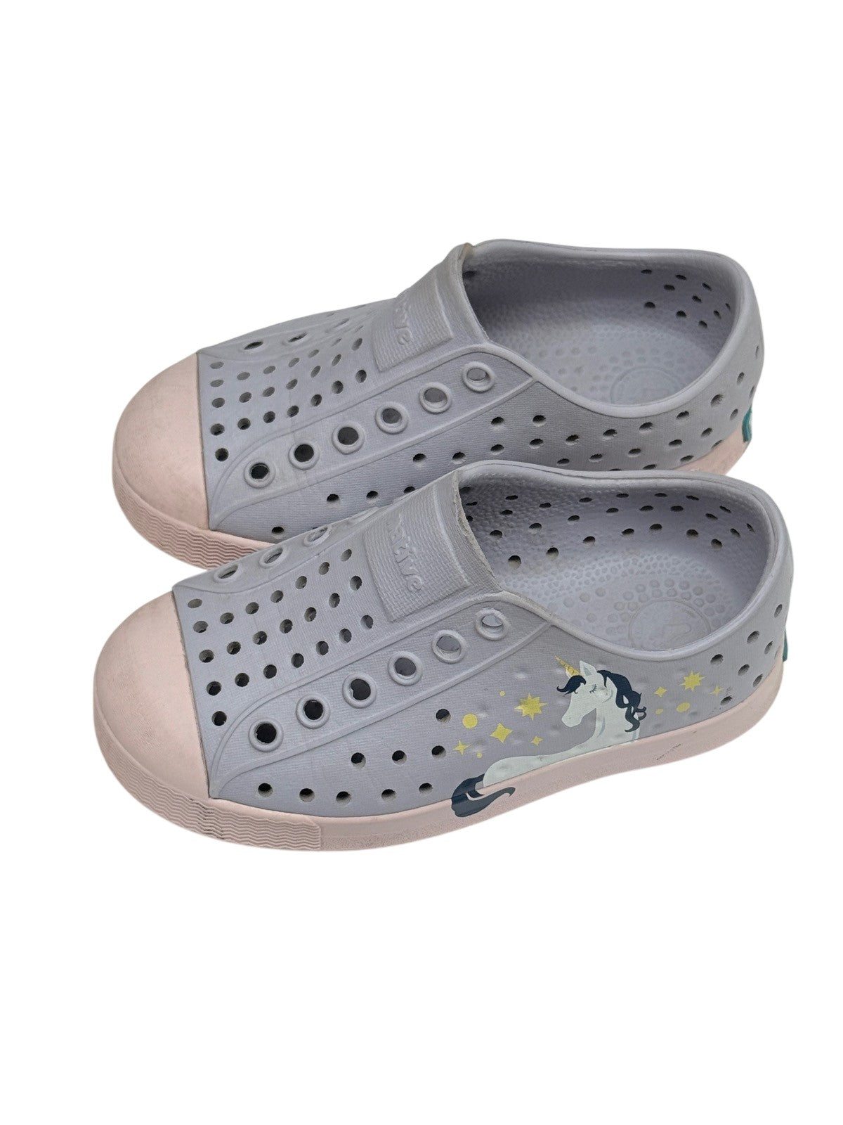 Native Jefferson Unicorn Slip-On Shoes 7C