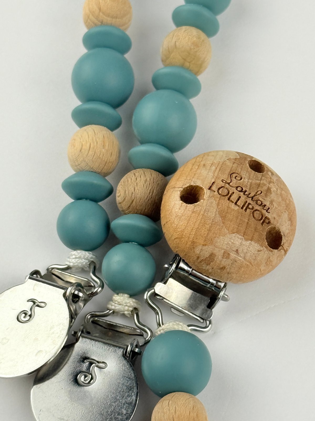 Loulou Lollipop 5-Piece Silicone Pacifier Clips Set