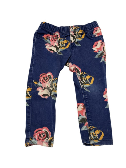 Old Navy Floral Jeggings 2T