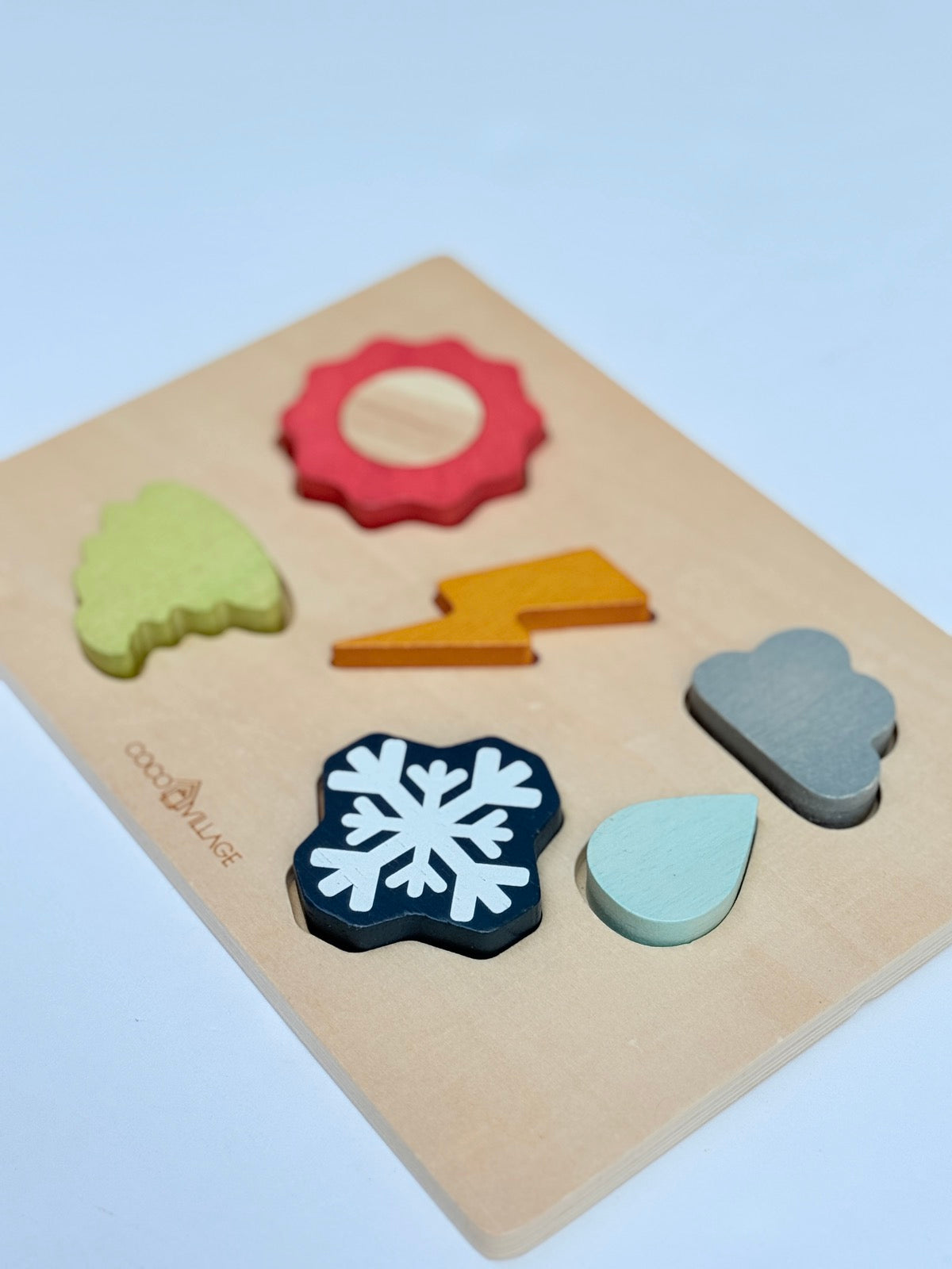 Coco Village Wooden Weather Puzzle Toy