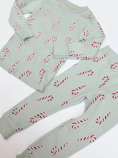 Carter's Child of Mine Candy Cane Pajama Set 12M