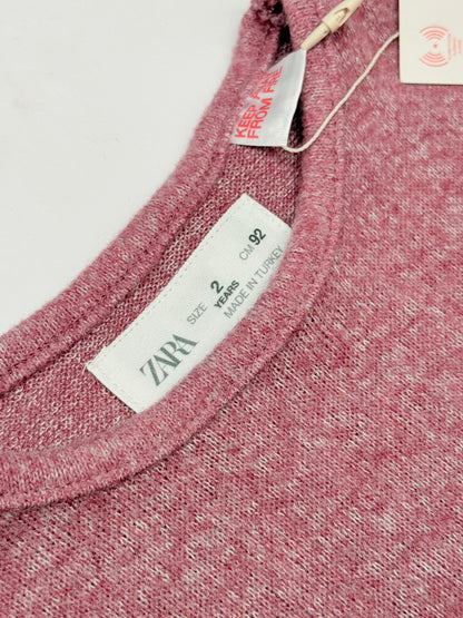 NWT - Zara Ribbed Knit Sweater Pants Set 2T