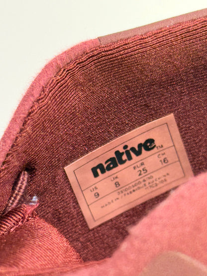Native Burgundy Chukka Boot Toddler Size 9