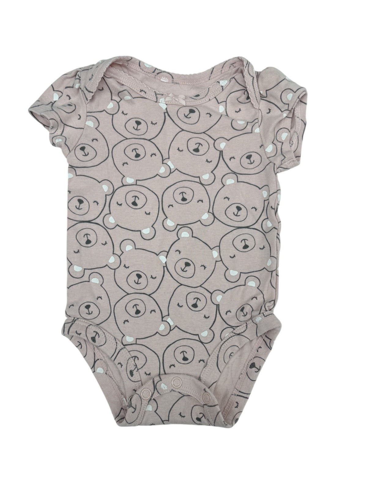 Carter's Pink Bear Print Bodysuit 3M