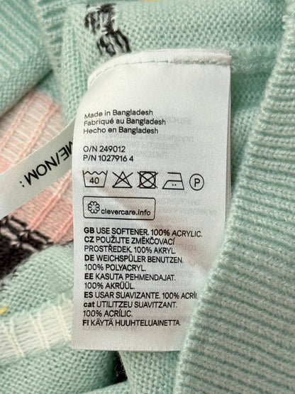 H&M Let It Glow Christmas Lights Sweater 8-10Y