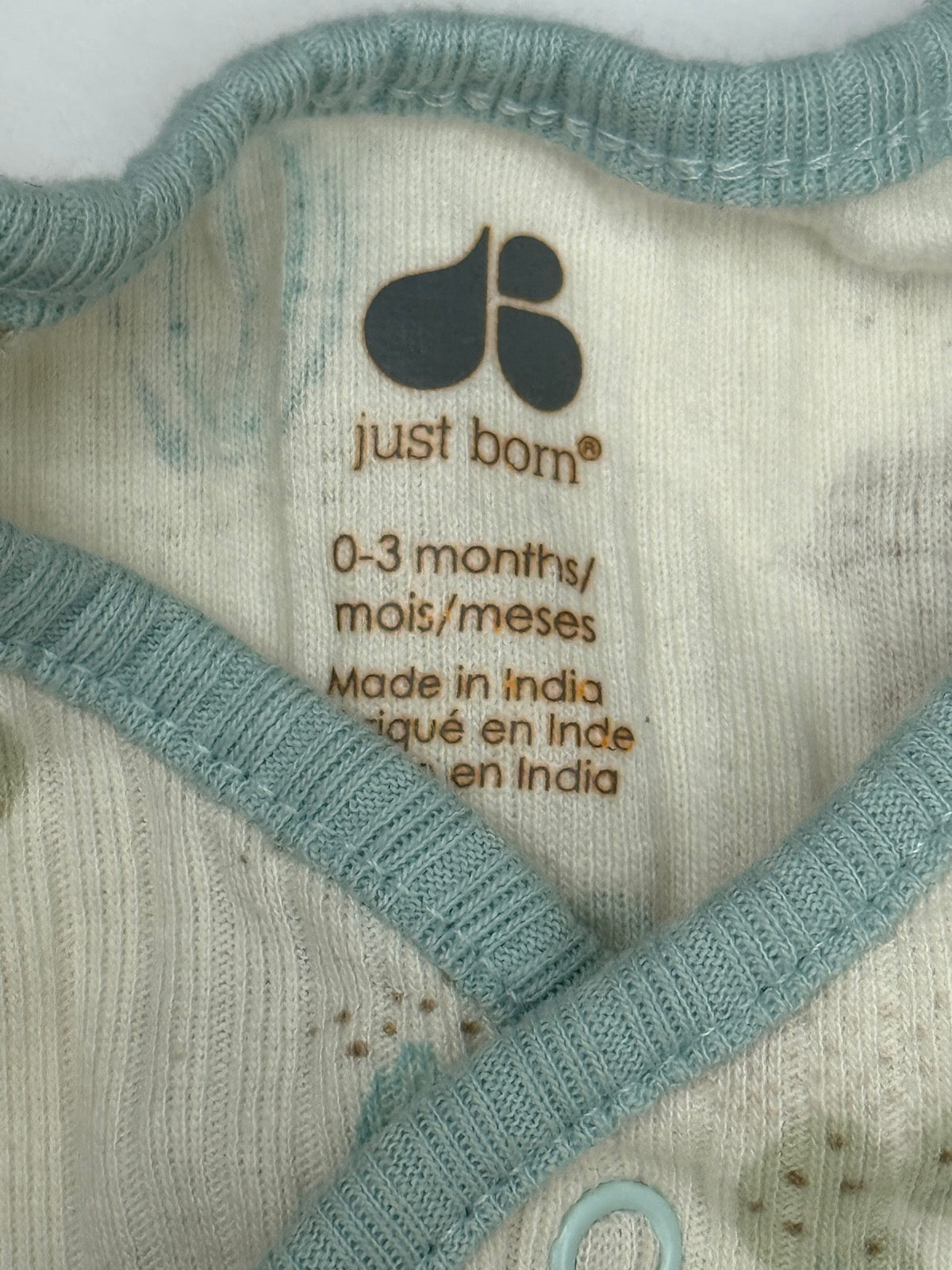Just Born Cactus Print 2pc Set 0-3M