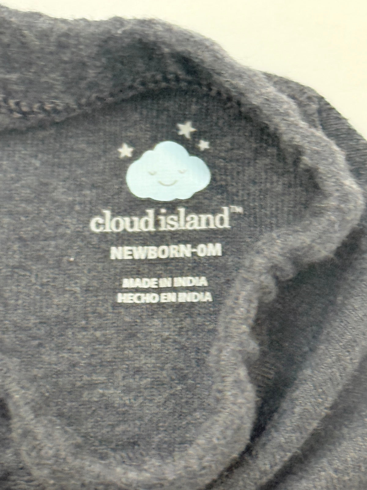 Cloud Island Gray Joggers Newborn-0M