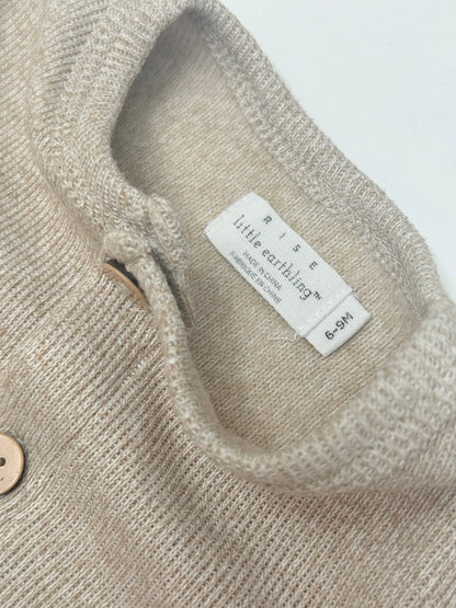 Rise Little Earthling Ribbed Romper 6-9M