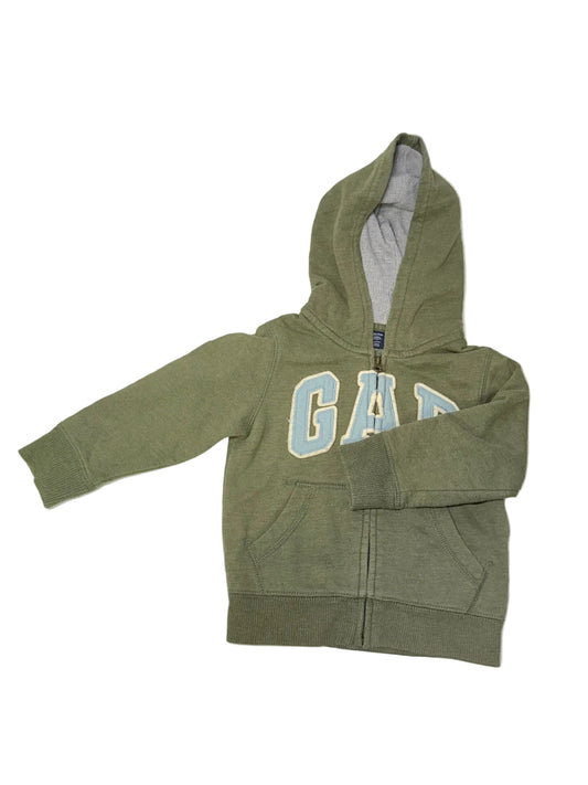 Baby Gap Olive Green Zip Hoodie 3T