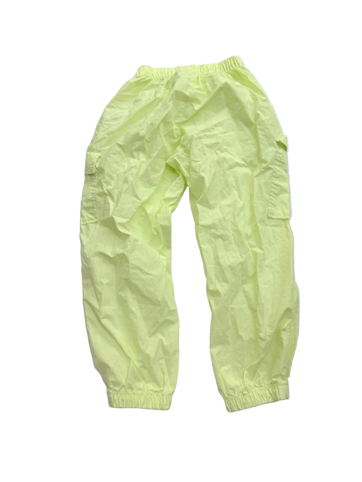 NEW Gap Kids Neon Yellow Cargo Jogger Pants M