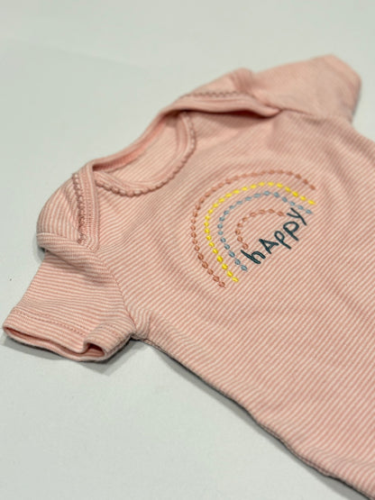 Little Planet Carter's Embroidered Happy Rainbow Bodysuit 3M