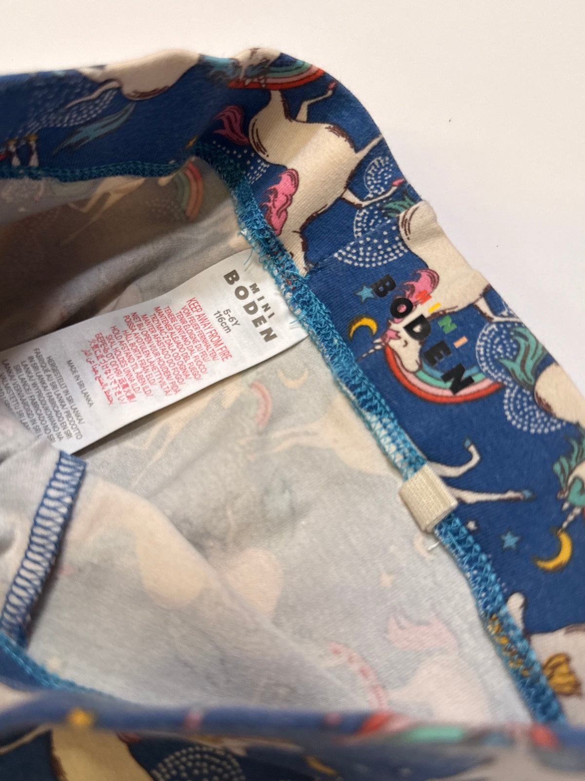 Mini Boden Unicorn Rainbow Leggings 5-6Y
