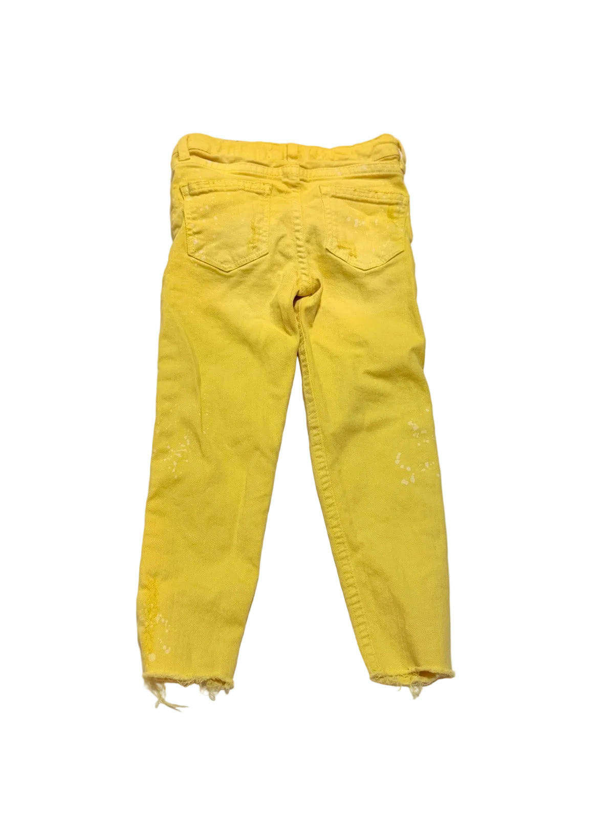 Zara Girls Yellow Skinny Jeans Size 5